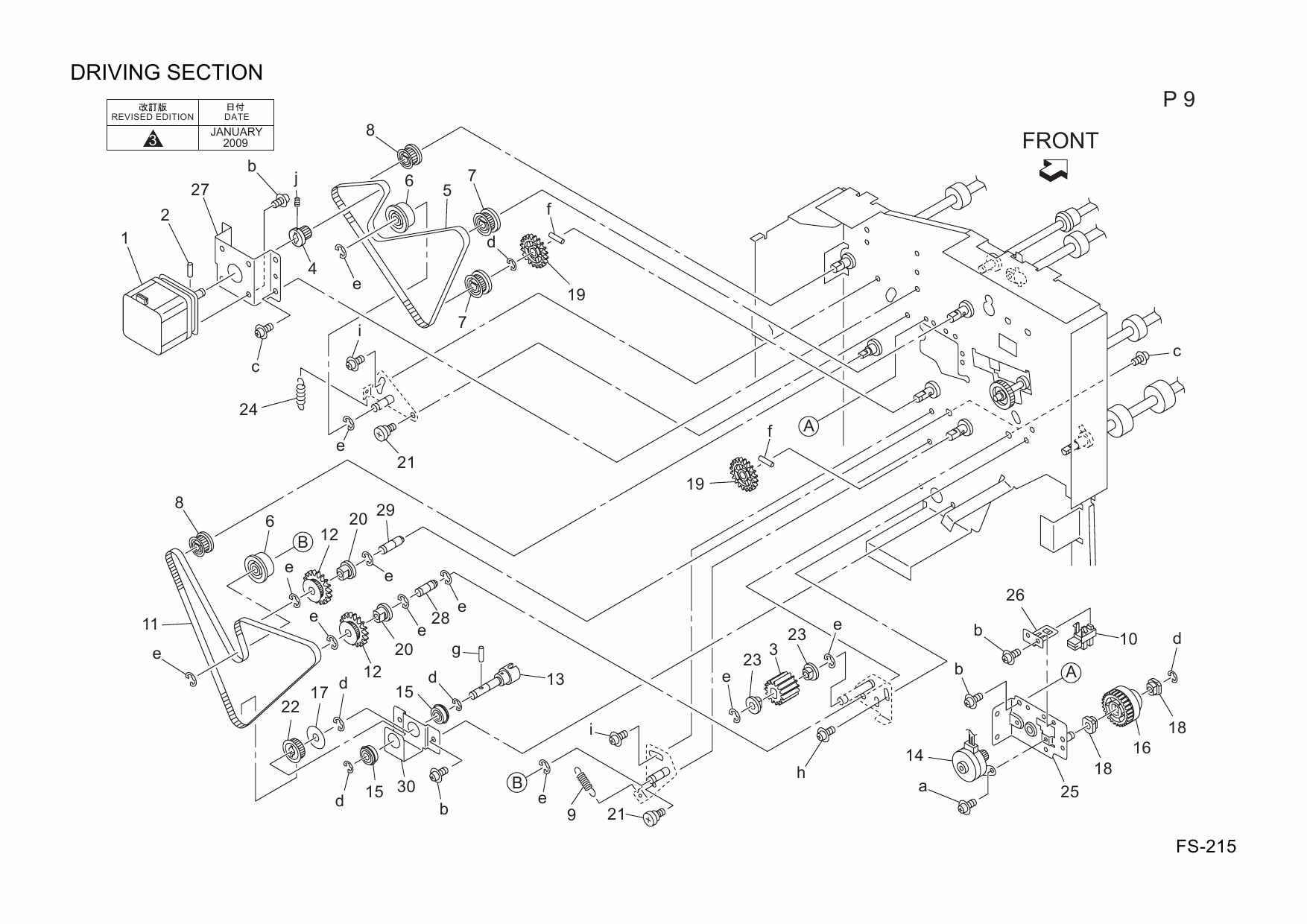 Konica-Minolta Options FS-215 20AL Parts Manual-4
